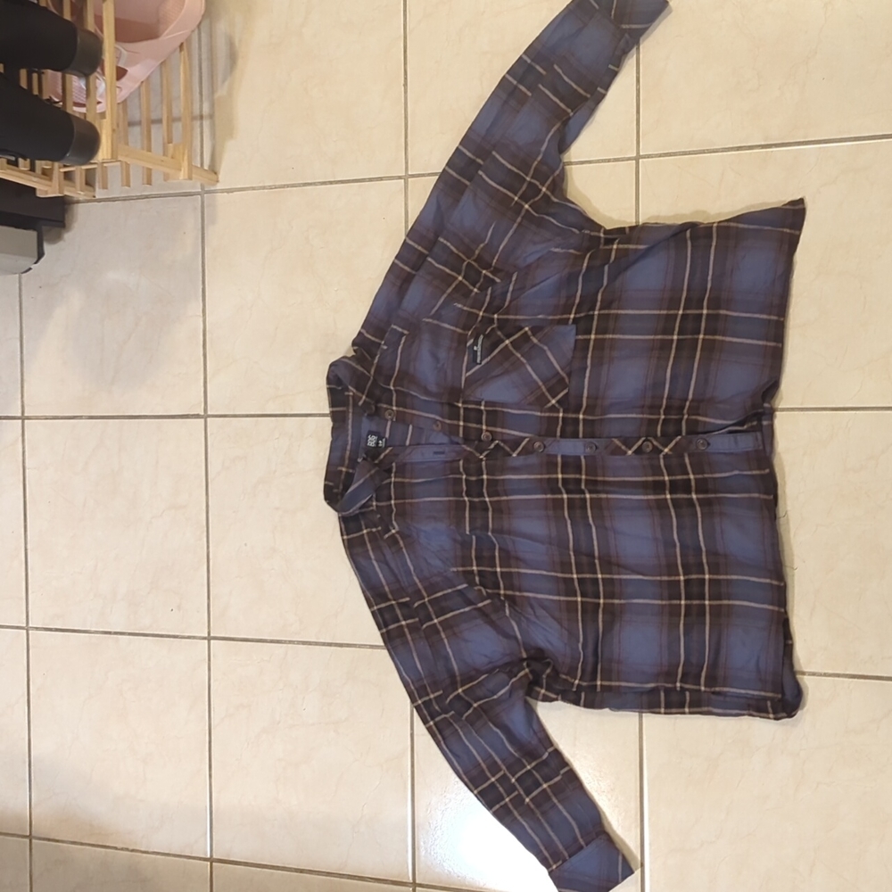 BDG Urban Outfitters Plaid Long Sleeve Shirt 🟪